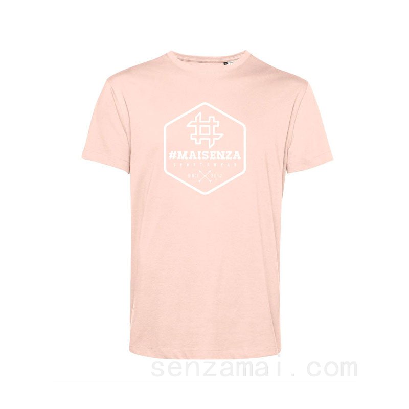 (image for) T-shirt organica Box Logo Soft Pink - Uomo F08161031-0690 Sale