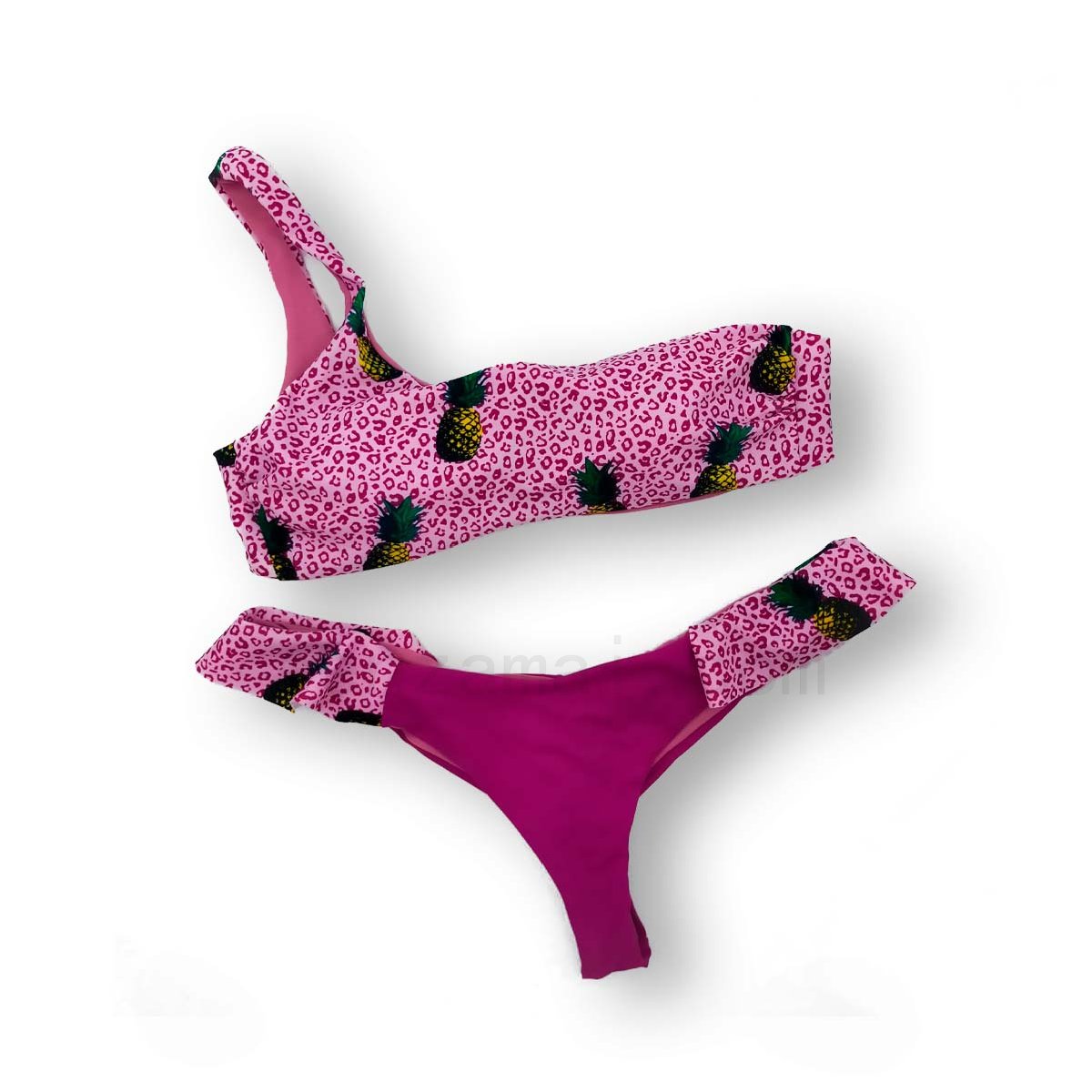 (image for) Offerta Bikini Monospalla Leopard e Ananas F08161031-0732 Negozio Online